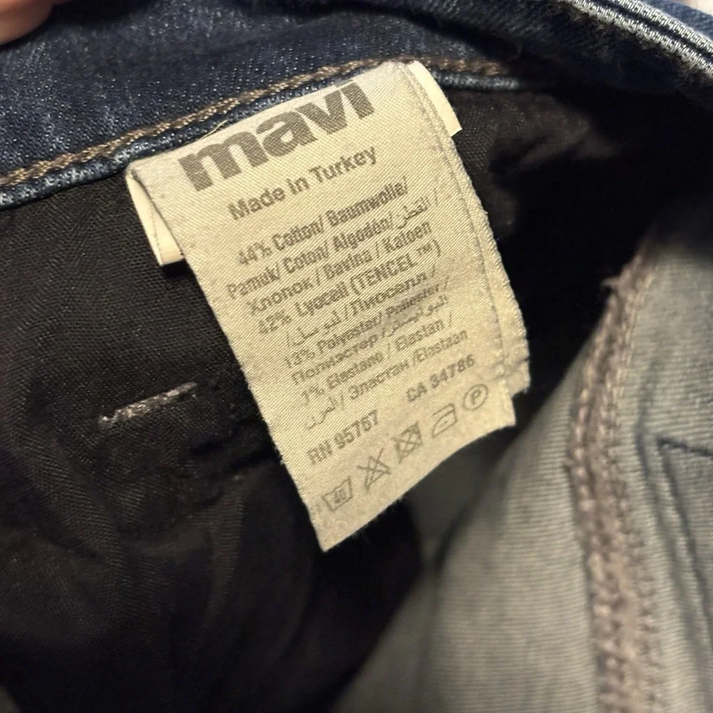Mavi Jeans Mens 30x32* (measure 32x31) Blue Zach Straight Leg Denim Dark Wash